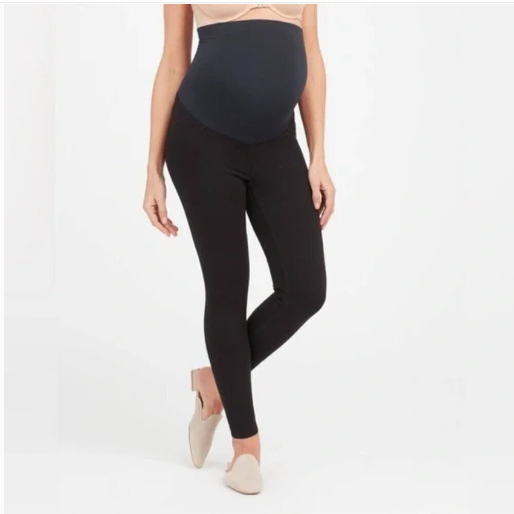 Spanx Mama Ankle Jean-ish Leggings Black Size Large